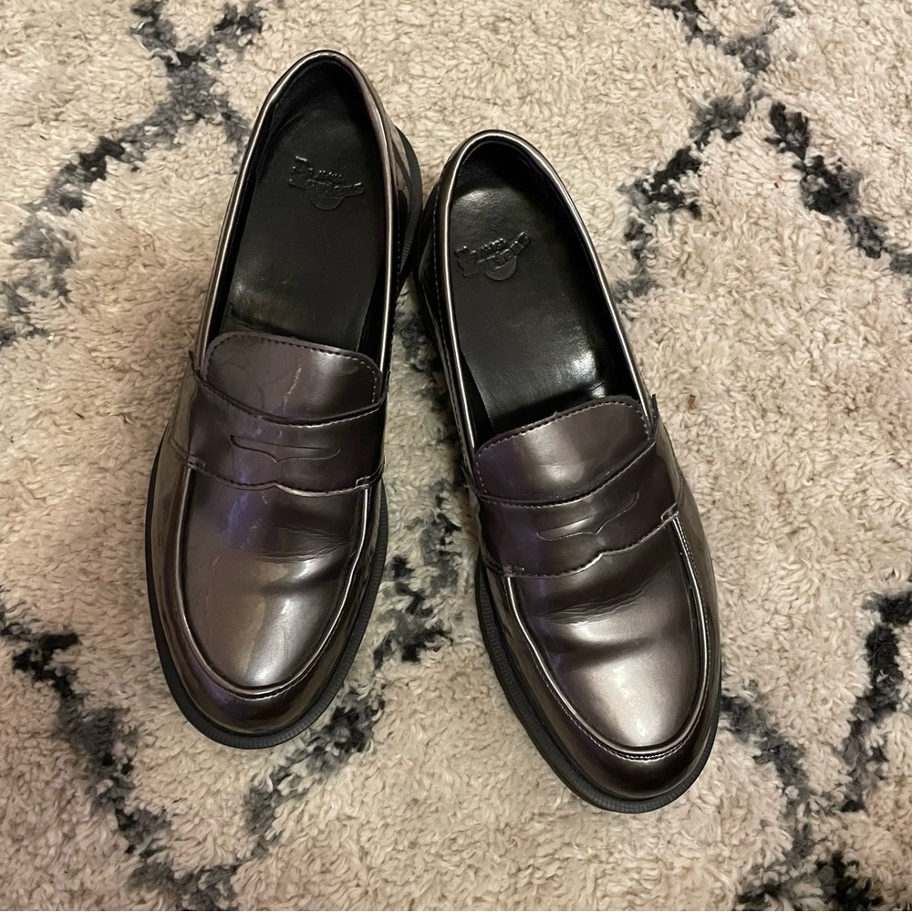Metallic Dr. Martens Abby Loafer